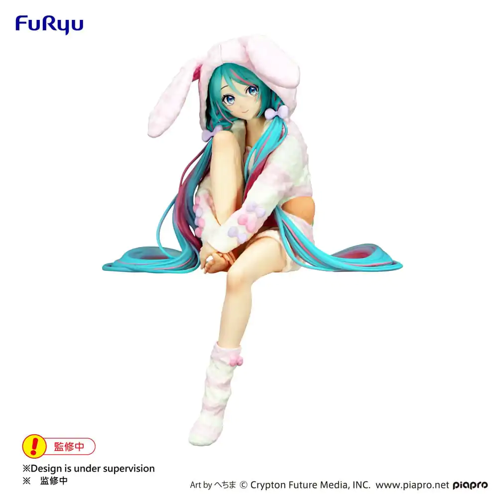 Hatsune Miku Noodle Stopper PVC Socha Králičie Ucho Kapucňa Pyžamo 14 cm produktová fotografia