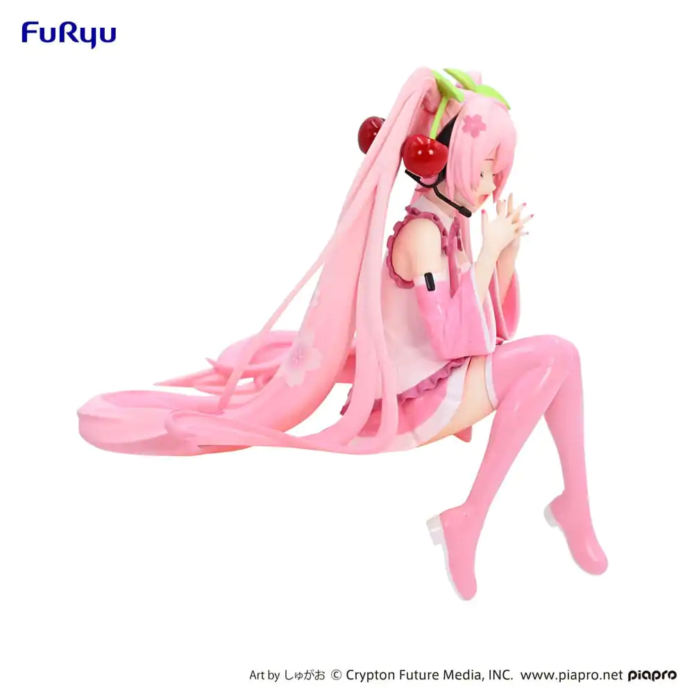 Hatsune Miku Noodle Stopper PVC Socha Sakura Miku 2023 Smile Ver. 12 cm produktová fotografia