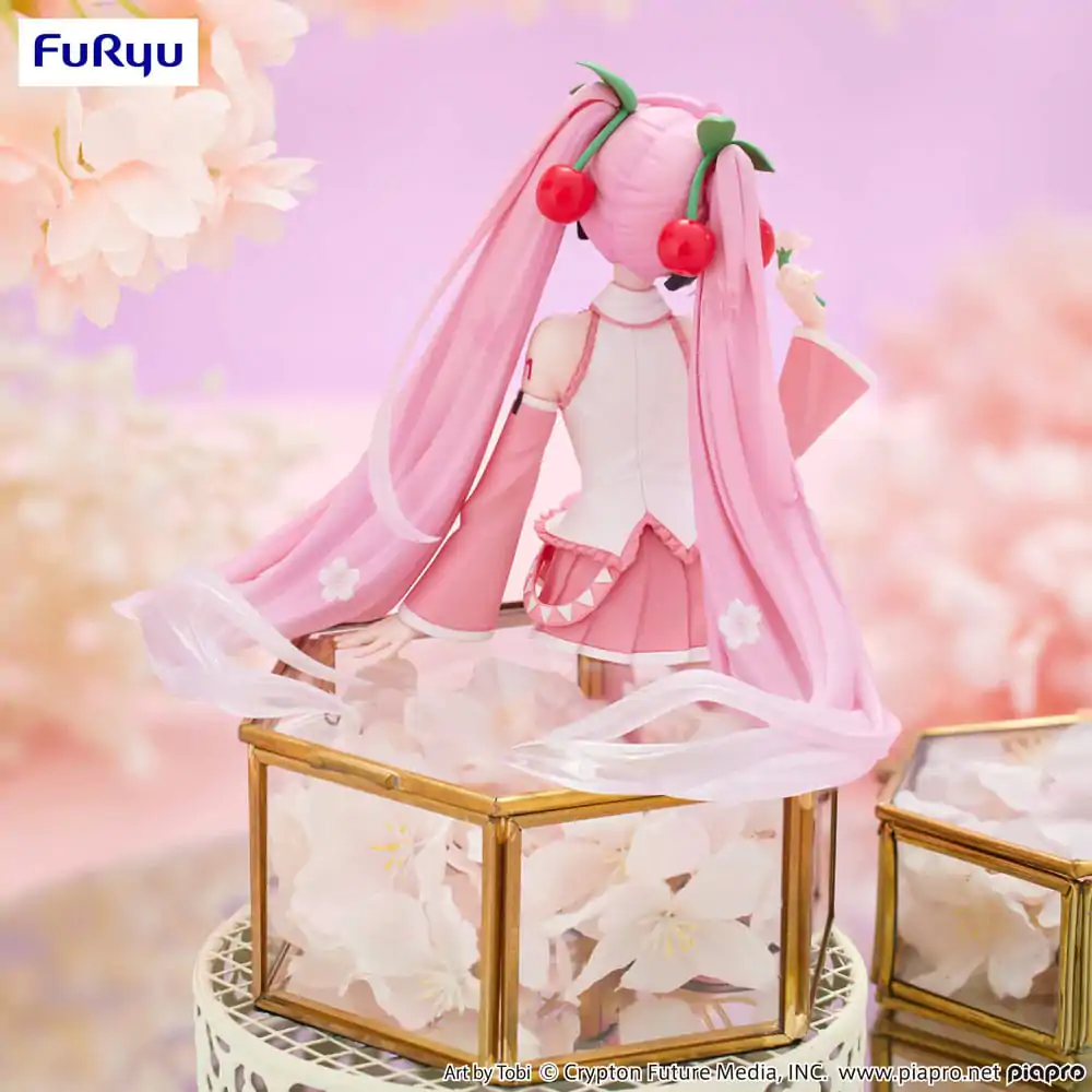 Hatsune Miku Zarážka na rezance PVC Socha Sakura Miku 2024 15 cm produktová fotografia