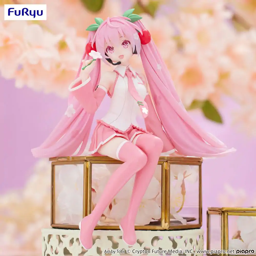 Hatsune Miku Zarážka na rezance PVC Socha Sakura Miku 2024 15 cm produktová fotografia