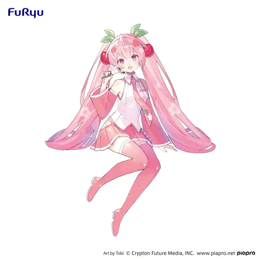 Hatsune Miku Zarážka na rezance PVC Socha Sakura Miku 2024 15 cm produktová fotografia