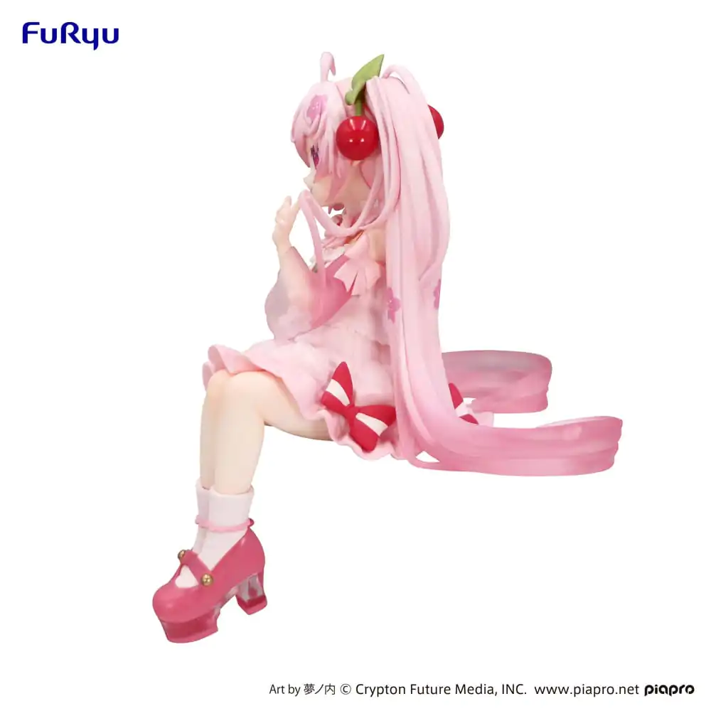 Hatsune Miku Noodle Stopper PVC Socha Sakura Miku 2025 14 cm produktová fotografia