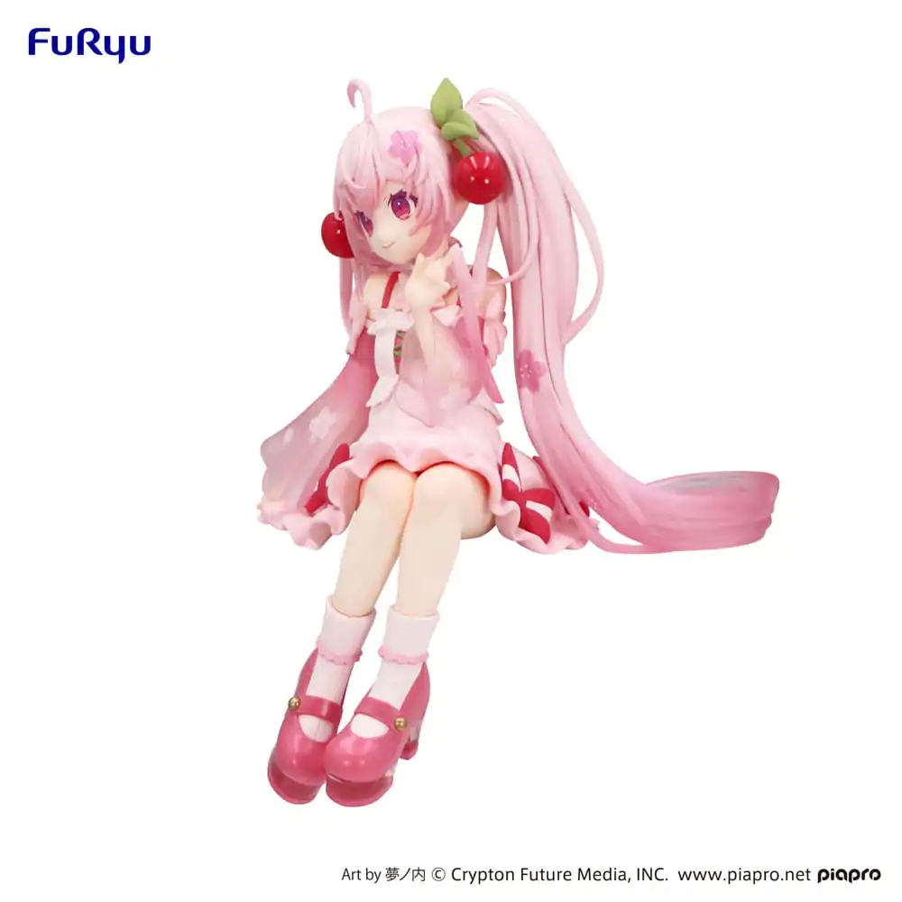 Hatsune Miku Noodle Stopper PVC Socha Sakura Miku 2025 14 cm produktová fotografia