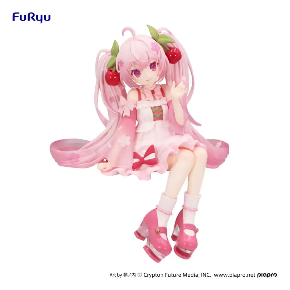 Hatsune Miku Noodle Stopper PVC Socha Sakura Miku 2025 14 cm produktová fotografia