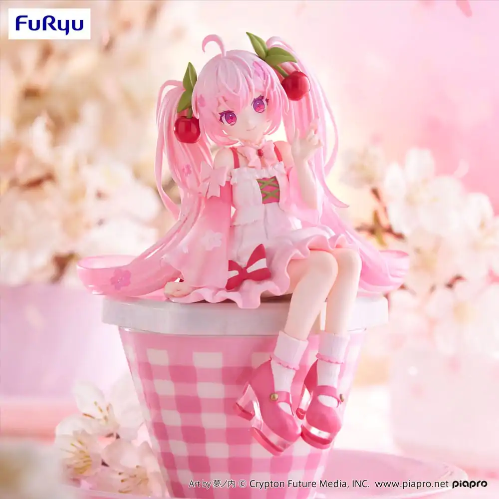 Hatsune Miku Noodle Stopper PVC Socha Sakura Miku 2025 14 cm produktová fotografia