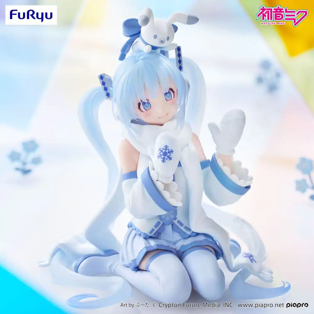 Hatsune Miku PVC soška zarážka na rezance Snow Miku Sky Town 10th Ver. 15 cm produktová fotografia