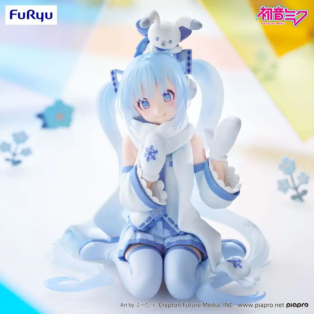 Hatsune Miku PVC soška zarážka na rezance Snow Miku Sky Town 10th Ver. 15 cm produktová fotografia