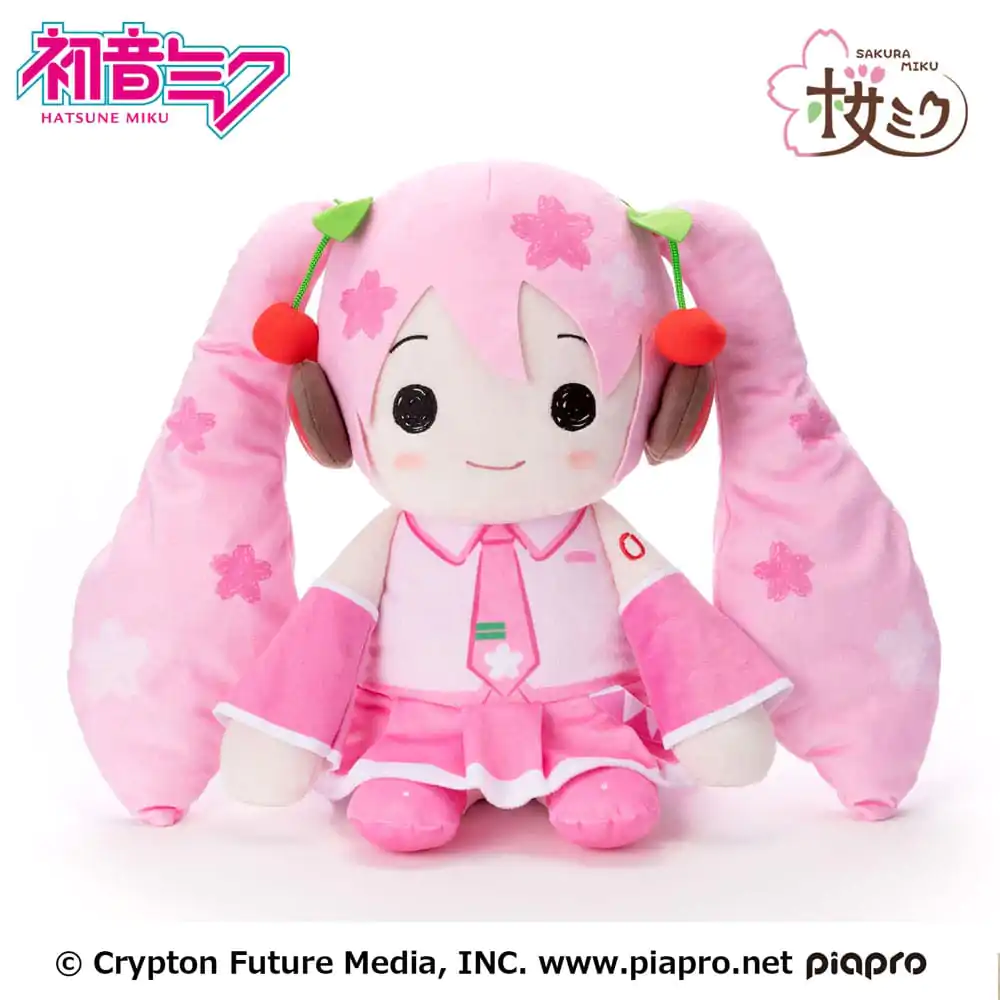 Hatsune Miku Pillowgurumi Plyšová figúrka Sakura Miku 44 cm produktová fotografia