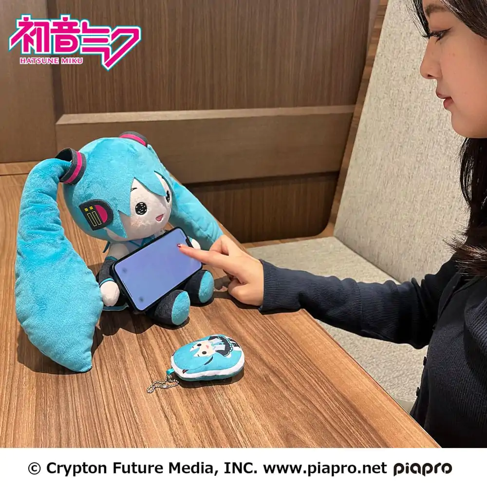 Hatsune Miku Plyšová figúrka Miku 22 cm produktová fotografia