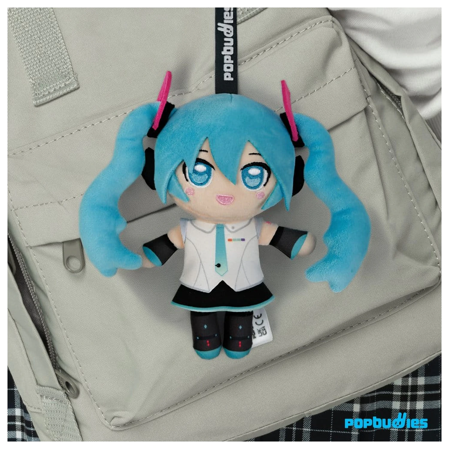 Hatsune Miku plyšová kľúčenka V4X 15 cm produktová fotografia