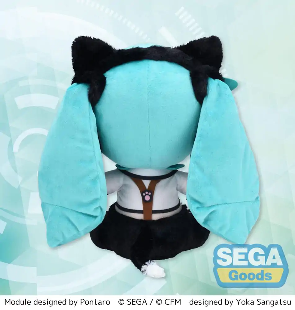 Hatsune Miku Project Diva Arcade Future Tone Fuwa Petit Plyšová figúrka Hatsune Miku Kitty Cat LL 30 cm produktová fotografia