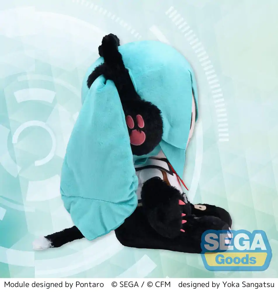 Hatsune Miku Project Diva Arcade Future Tone Fuwa Petit Plyšová figúrka Hatsune Miku Kitty Cat LL 30 cm produktová fotografia