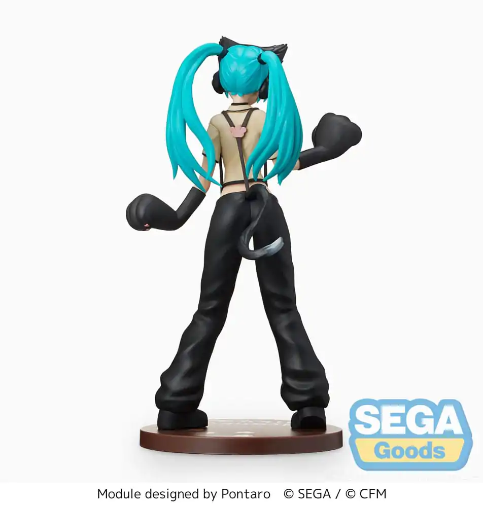 Hatsune Miku Project DIVA Arcade Future Tone SPM PVC soška Hatsune Miku Kitty Cat 23 cm termékfotó