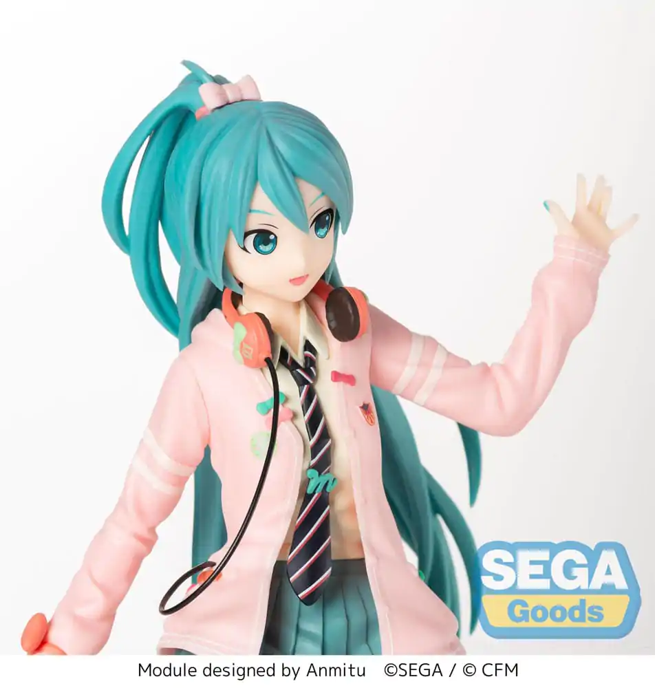 Hatsune Miku Project DIVA Arcade SPM PVC soška Hatsune Miku Ribbon Girl 24 cm termékfotó