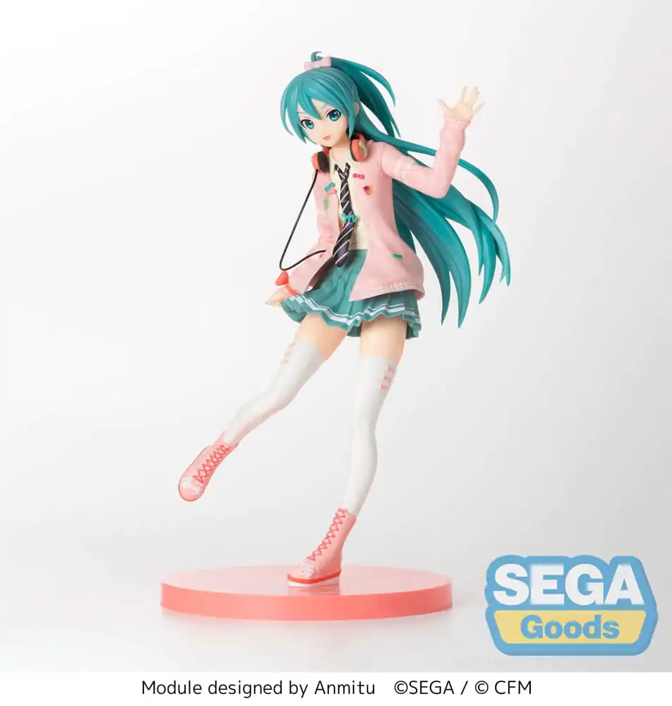 Hatsune Miku Project DIVA Arcade SPM PVC soška Hatsune Miku Ribbon Girl 24 cm termékfotó