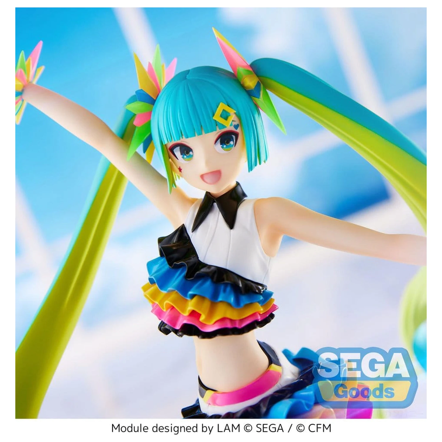 Hatsune Miku Project DIVA MEGA39's FIGURIZM PVC figúrka Hatsune Miku - Catch the Wave 25 cm produktová fotografia