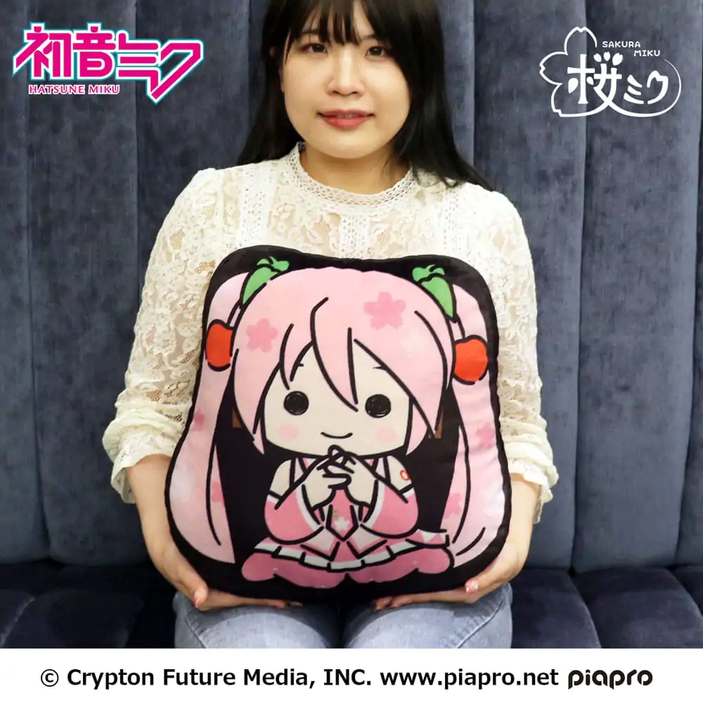 Hatsune Miku 2D Plyšová figúrka Sakura Miku 34 cm produktová fotografia