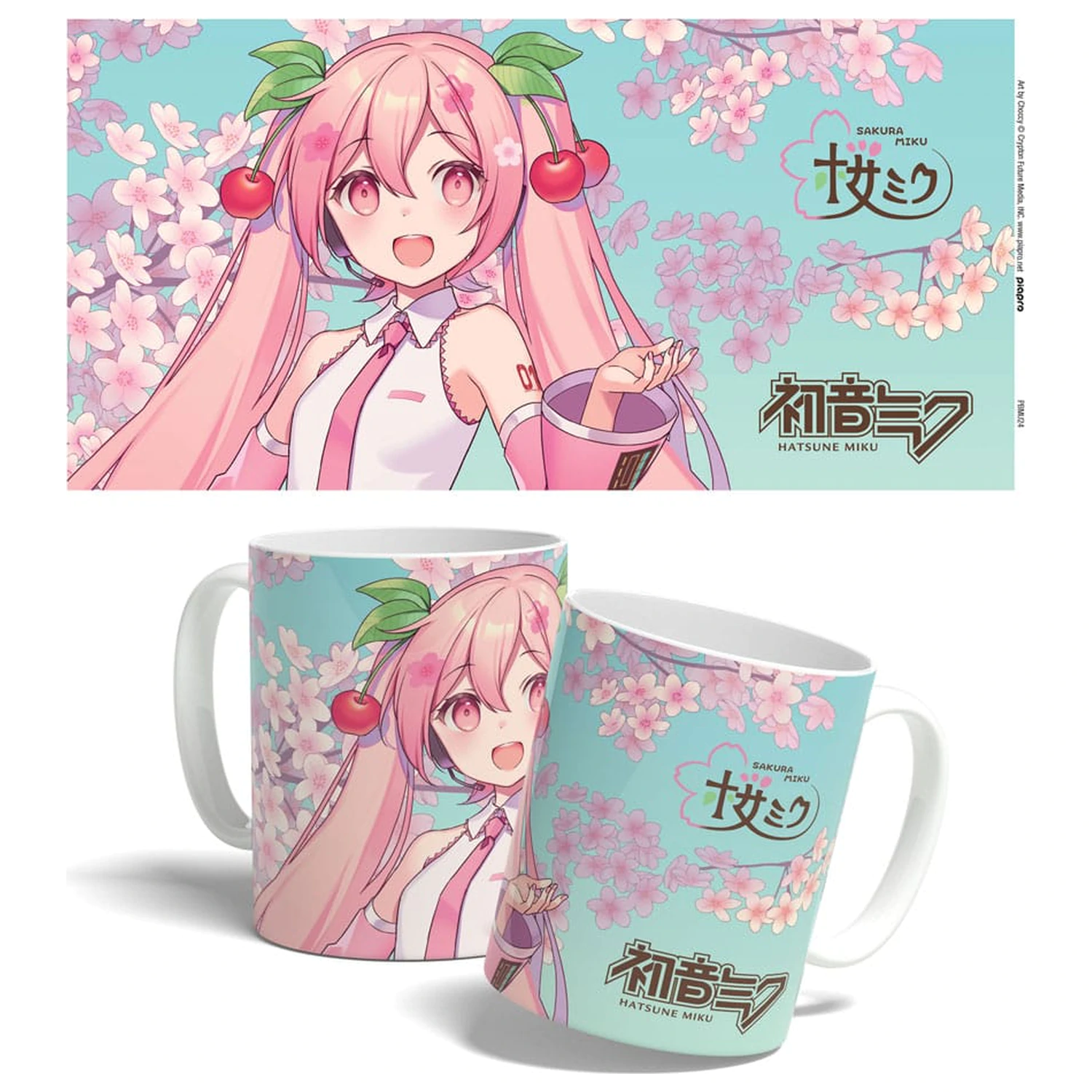 Hatsune Miku Hrnček Sakura Miku Cherry Blossom 325 ml produktová fotografia