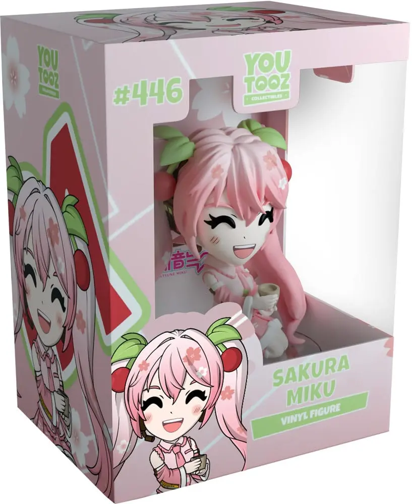 Hatsune Miku vinylová figúrka Sakura Miku 9 cm produktová fotografia