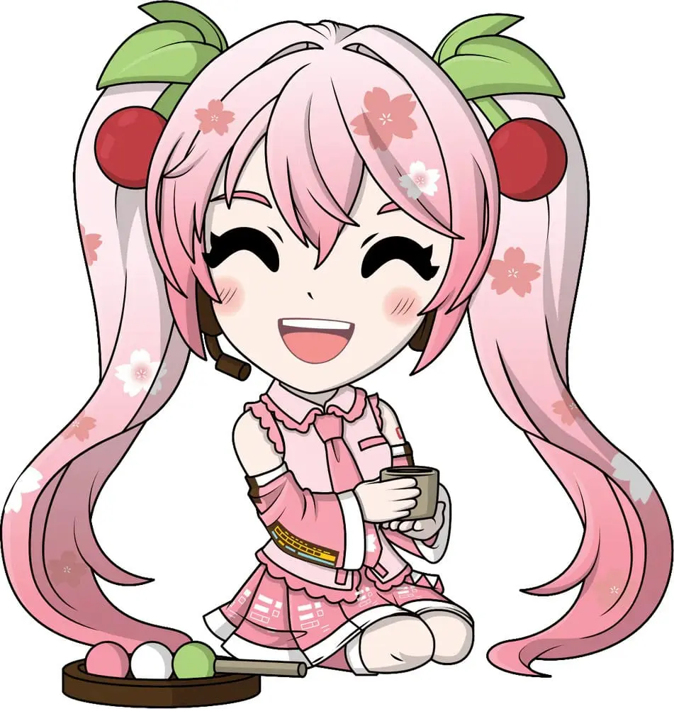 Hatsune Miku vinylová figúrka Sakura Miku 9 cm produktová fotografia