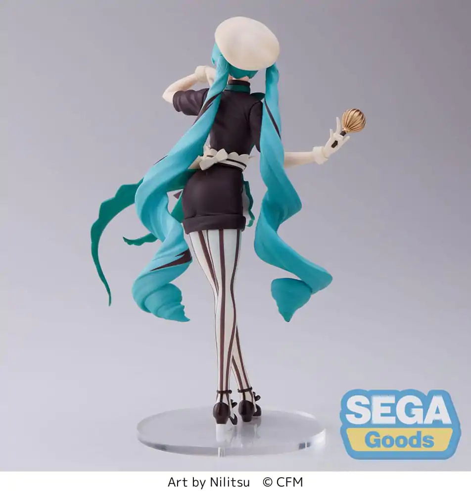 Hatsune Miku Series Luminasta PVC Socha Hatsune Miku - Bitter Patissier (re-run) 21 cm produktová fotografia