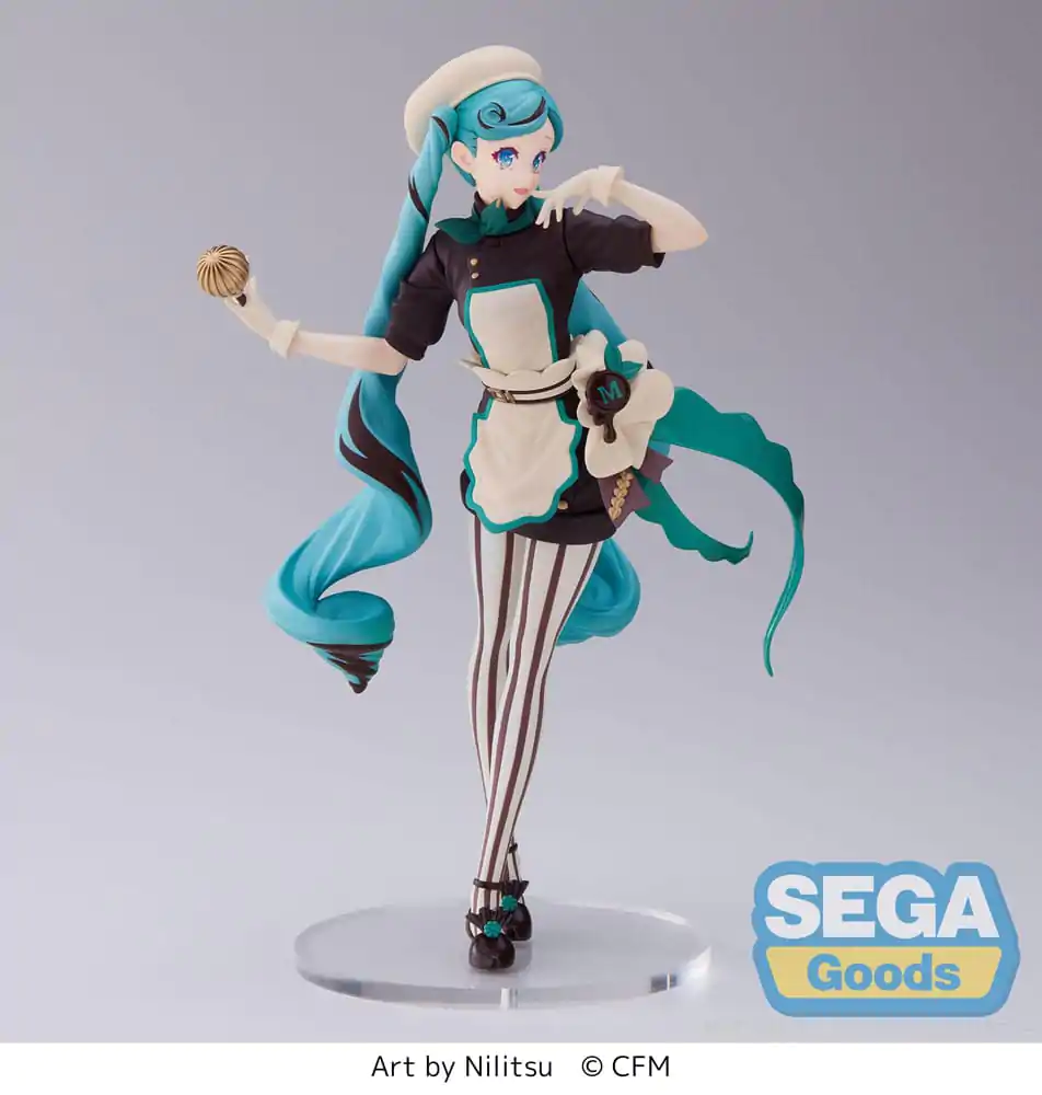 Hatsune Miku Series Luminasta PVC Socha Hatsune Miku - Bitter Patissier (re-run) 21 cm produktová fotografia