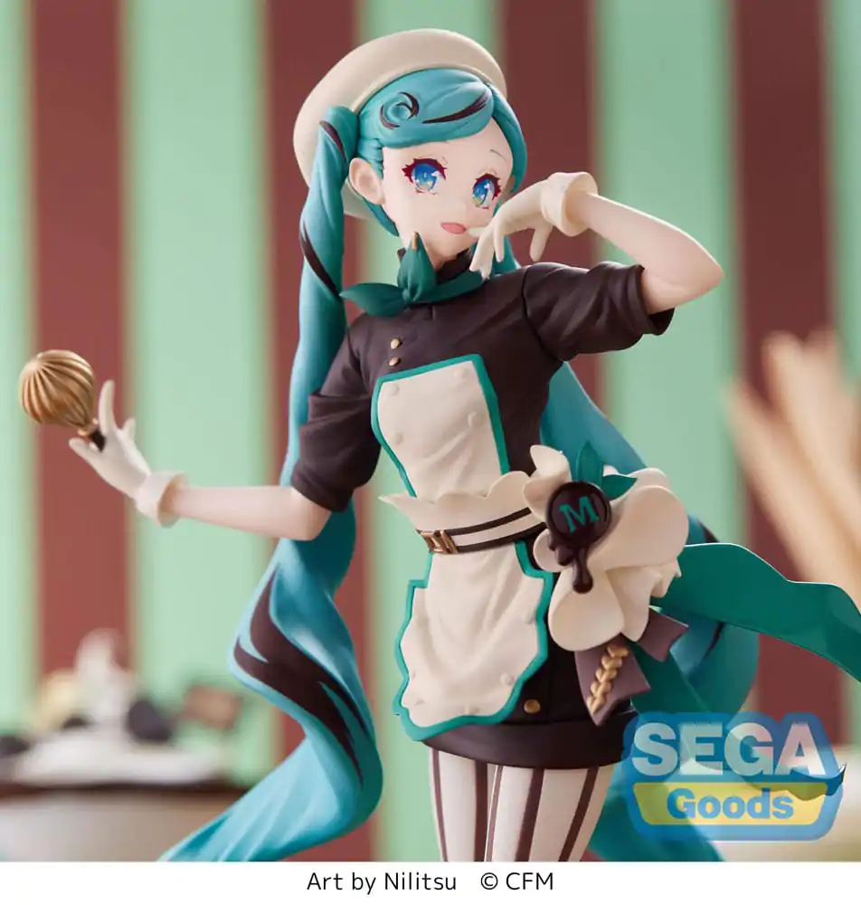 Hatsune Miku Series Luminasta PVC Socha Hatsune Miku - Bitter Patissier (re-run) 21 cm produktová fotografia