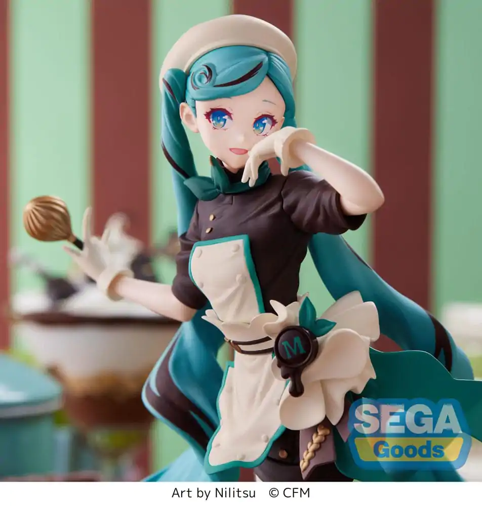 Hatsune Miku Series Luminasta PVC Socha Hatsune Miku - Bitter Patissier (re-run) 21 cm produktová fotografia