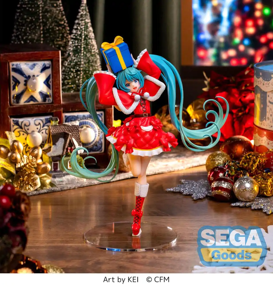 Hatsune Miku Series Luminasta PVC Socha Hatsune Miku Christmas 2024 19 cm produktová fotografia