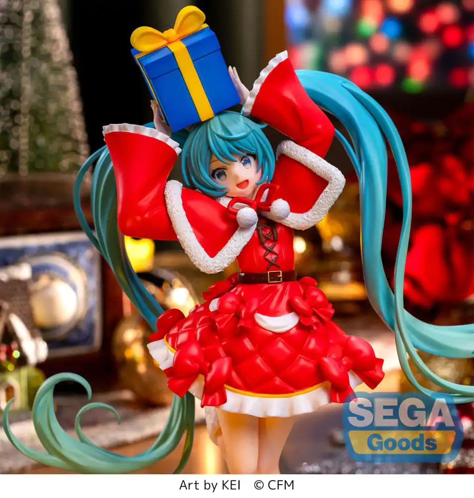 Hatsune Miku Series Luminasta PVC Socha Hatsune Miku Christmas 2024 19 cm produktová fotografia