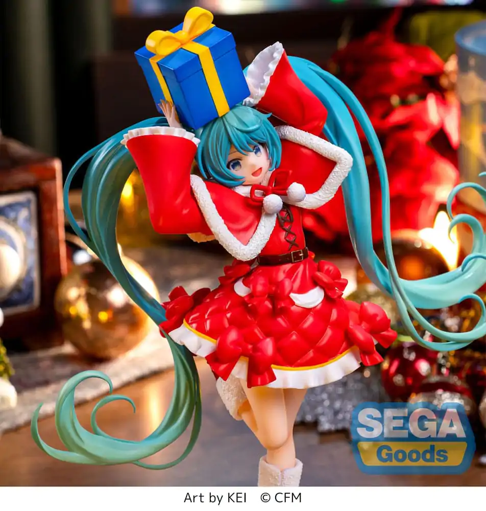 Hatsune Miku Series Luminasta PVC Socha Hatsune Miku Christmas 2024 19 cm produktová fotografia