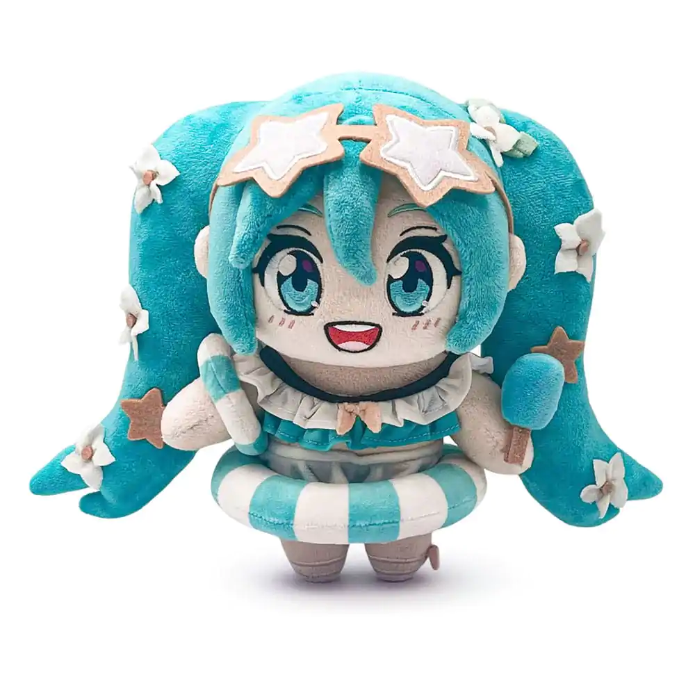Hatsune Miku Plyšová figúrka Summer Style Miku 22 cm produktová fotografia