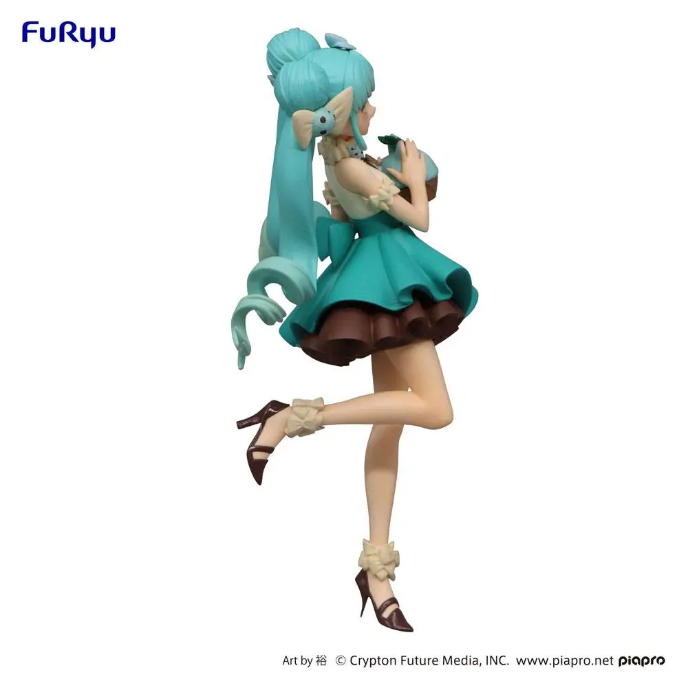 Hatsune Miku SweetSweets Series PVC Socha Hatsune Miku Chocolate Mint 17 cm produktová fotografia
