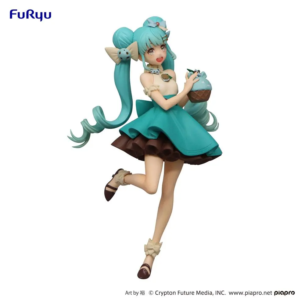 Hatsune Miku SweetSweets Series PVC Socha Hatsune Miku Chocolate Mint 17 cm produktová fotografia
