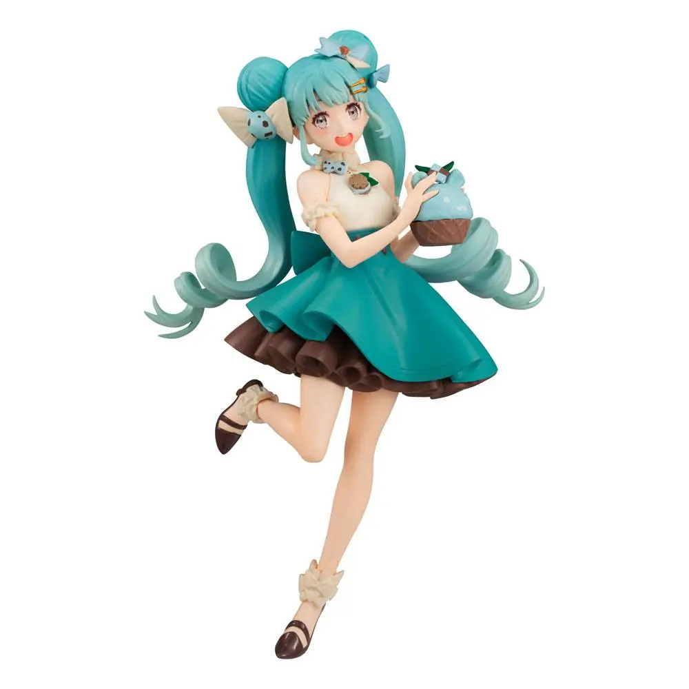 Hatsune Miku SweetSweets Series PVC Socha Hatsune Miku Chocolate Mint 17 cm produktová fotografia