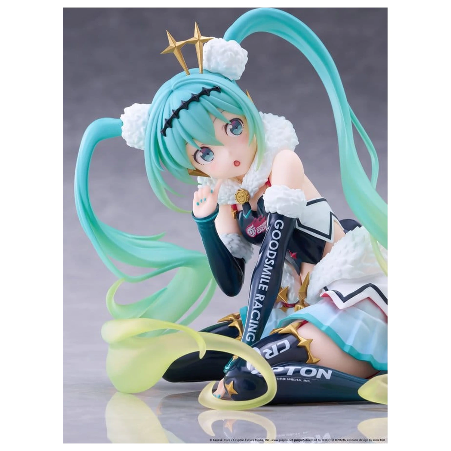 Hatsune Miku Taito Kuji PVC figúrka Racing Miku 2018 Ver. Round 8 13 cm produktová fotografia