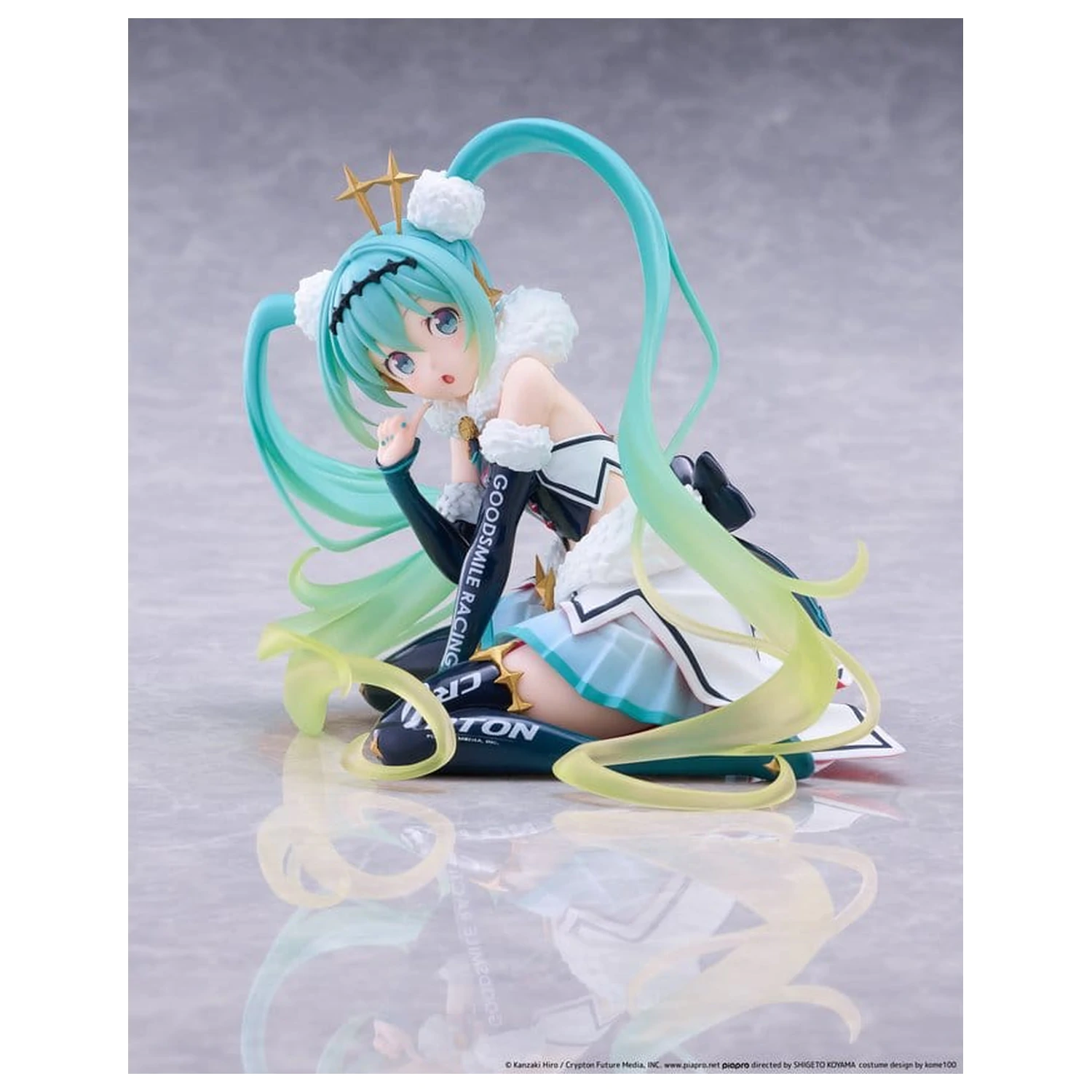 Hatsune Miku Taito Kuji PVC figúrka Racing Miku 2018 Ver. Round 8 13 cm produktová fotografia