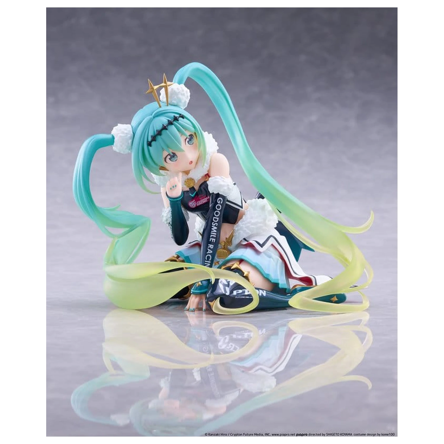 Hatsune Miku Taito Kuji PVC figúrka Racing Miku 2018 Ver. Round 8 13 cm produktová fotografia