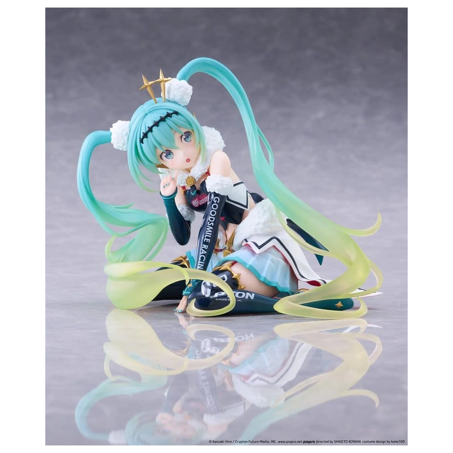 Hatsune Miku Taito Kuji PVC figúrka Racing Miku 2018 Ver. Round 8 13 cm produktová fotografia