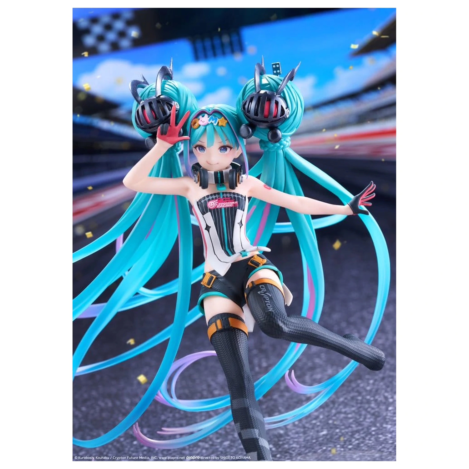 Hatsune Miku Taito Kuji PVC figúrka Racing Miku 2026 Ver. Original 18 cm produktová fotografia