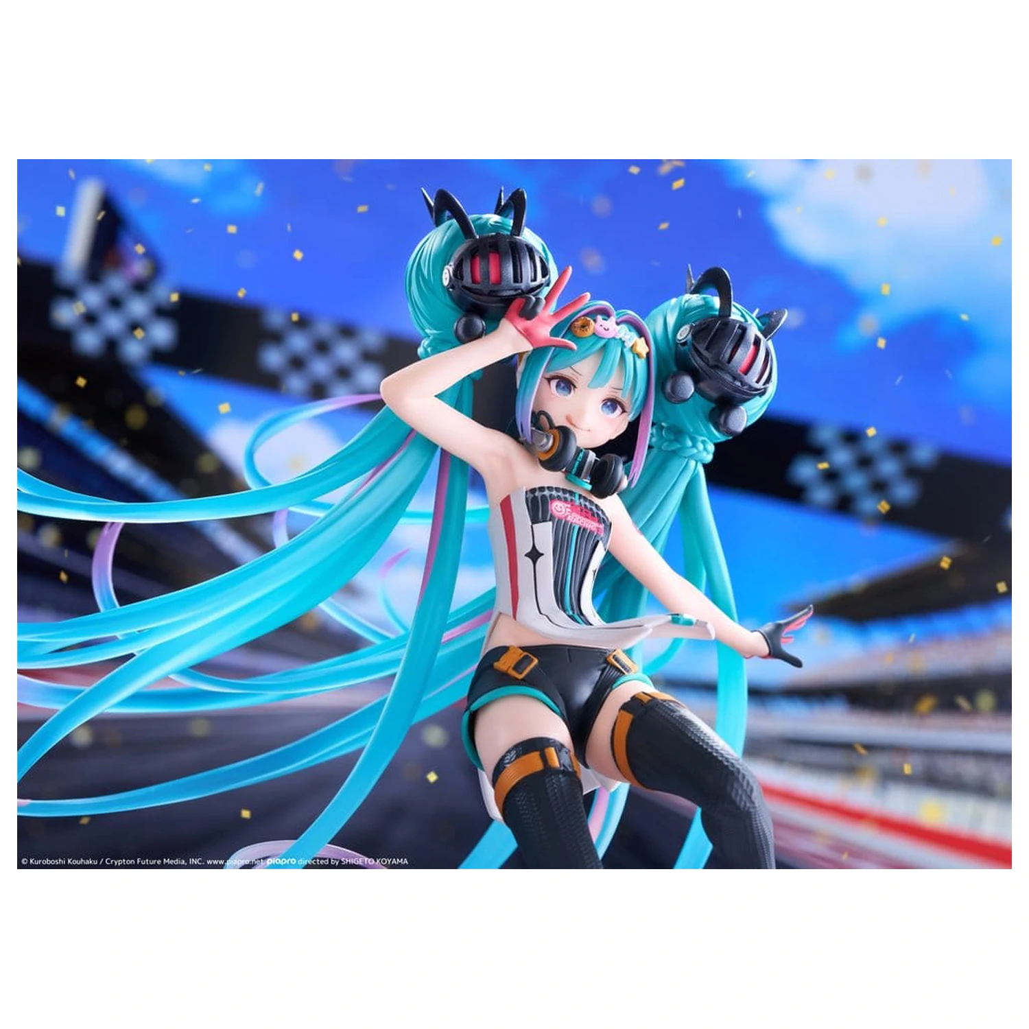 Hatsune Miku Taito Kuji PVC figúrka Racing Miku 2026 Ver. Original 18 cm produktová fotografia