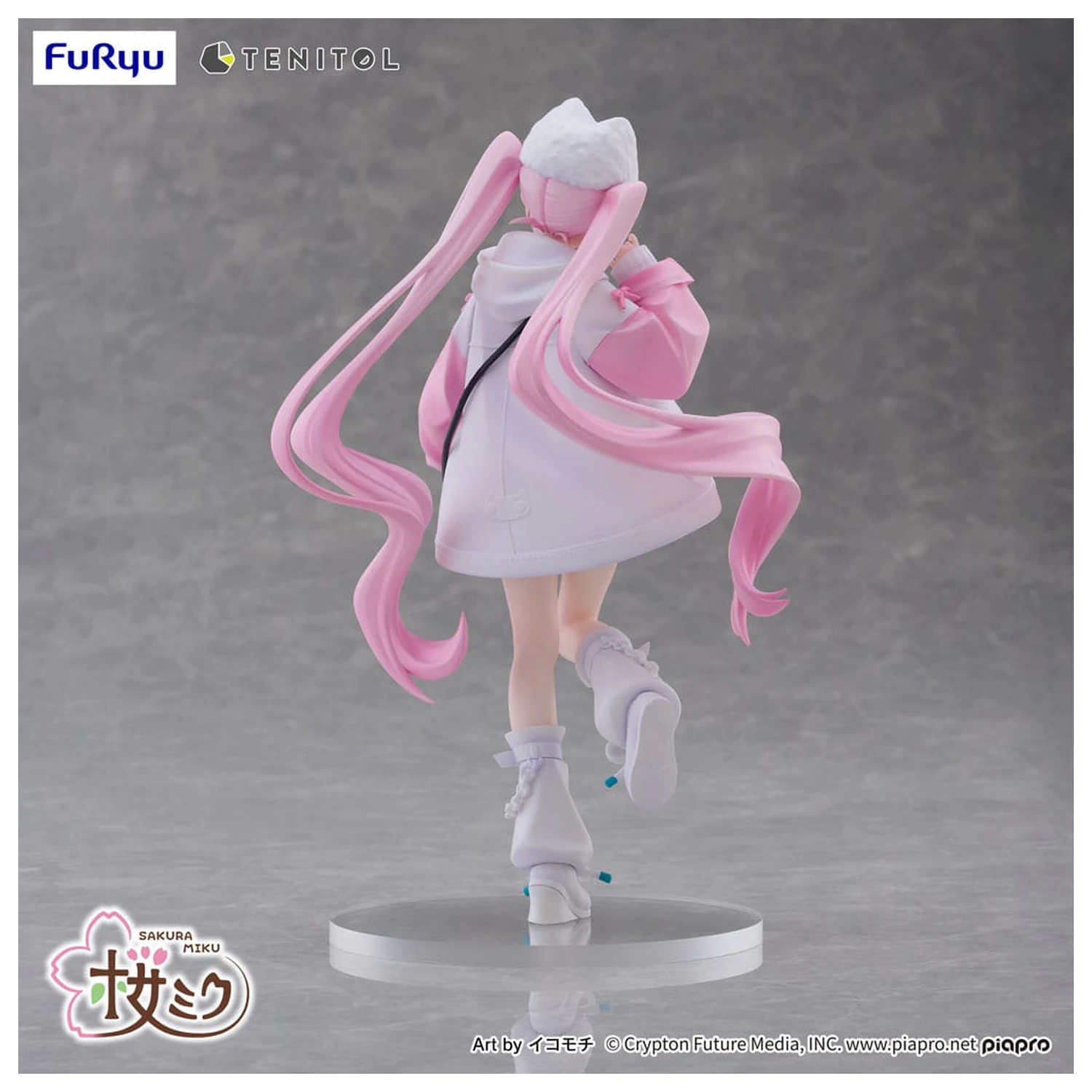 Hatsune Miku Tenitol PVC socha Sakura Miku Cool style [petit] 19 cm produktová fotografia