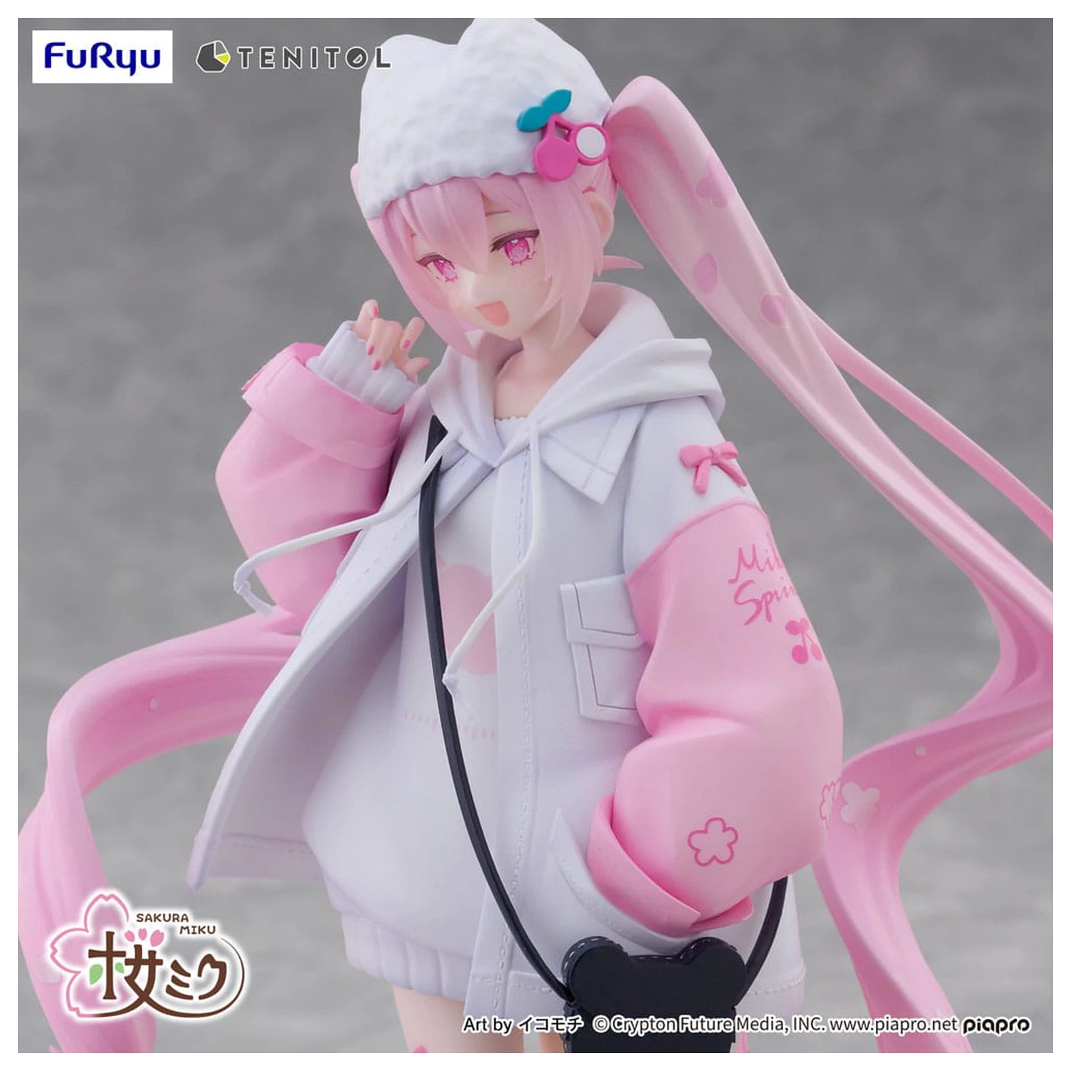 Hatsune Miku Tenitol PVC socha Sakura Miku Cool style [petit] 19 cm produktová fotografia