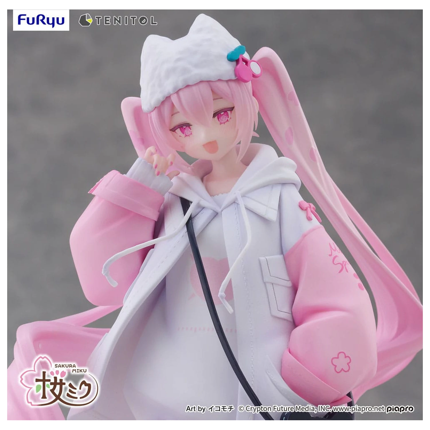 Hatsune Miku Tenitol PVC socha Sakura Miku Cool style [petit] 19 cm produktová fotografia