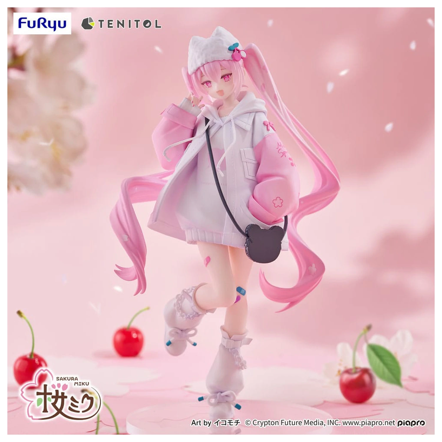 Hatsune Miku Tenitol PVC socha Sakura Miku Cool style [petit] 19 cm produktová fotografia
