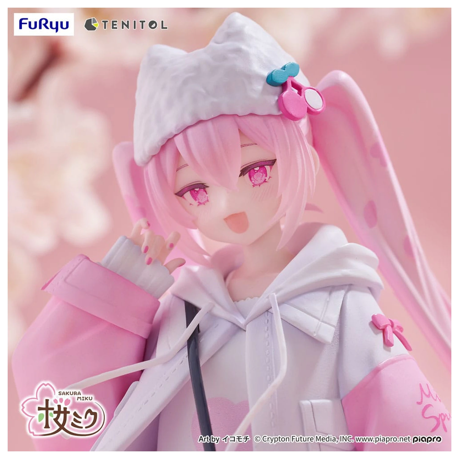 Hatsune Miku Tenitol PVC socha Sakura Miku Cool style [petit] 19 cm produktová fotografia