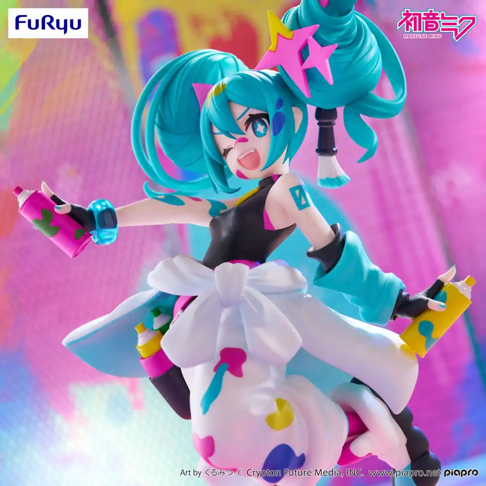 Hatsune Miku Trio-Try-iT PVC Socha Miku Paint Girl 19 cm produktová fotografia