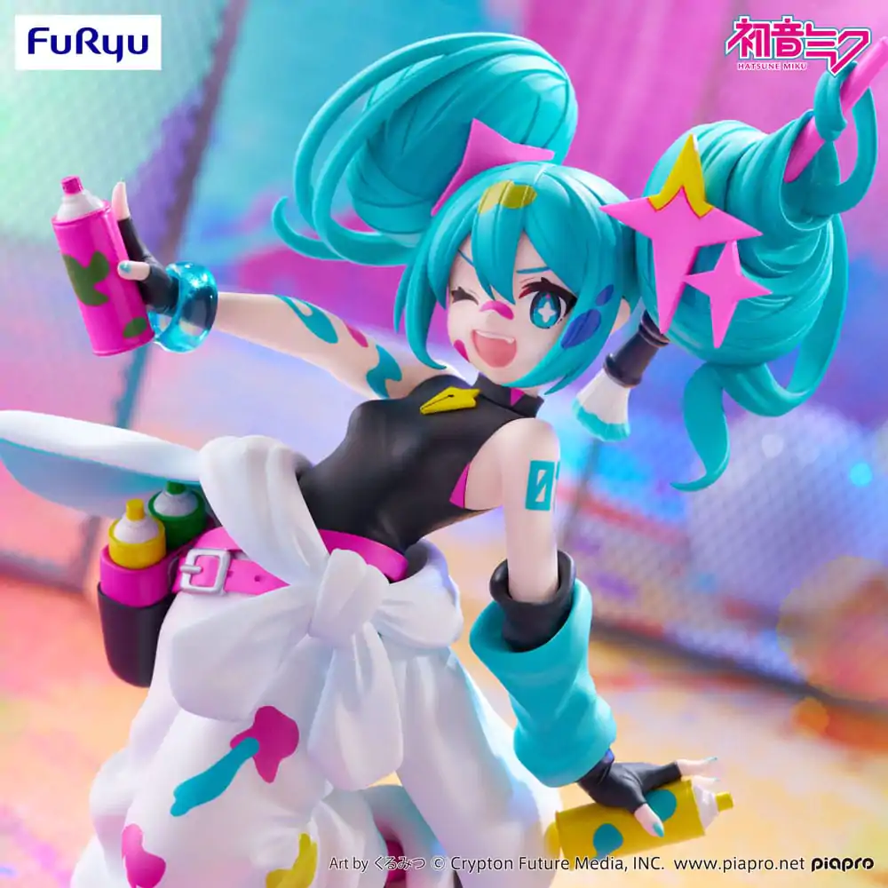Hatsune Miku Trio-Try-iT PVC Socha Miku Paint Girl 19 cm produktová fotografia