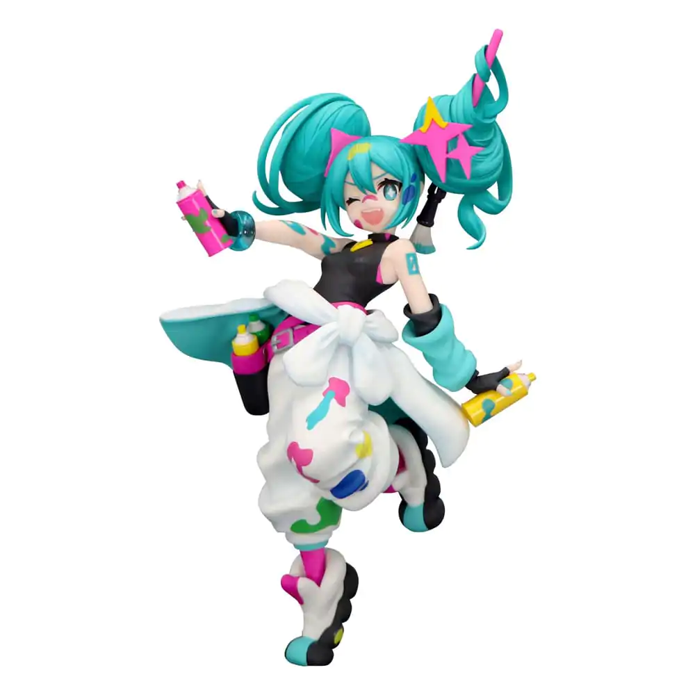 Hatsune Miku Trio-Try-iT PVC Socha Miku Paint Girl 19 cm produktová fotografia