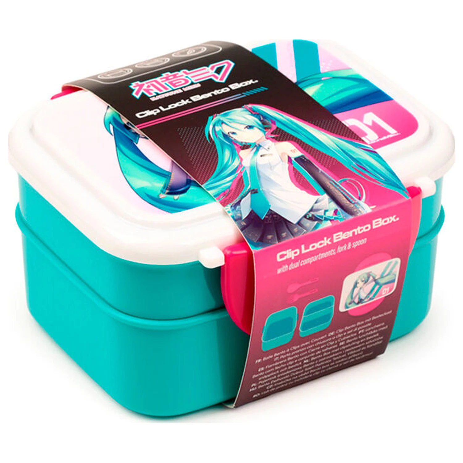 Hatsune Miku obedár a príbor produktová fotografia